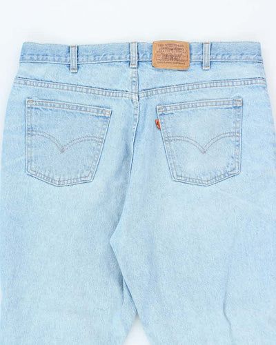 Vintage 90's Levi's Orange Tab Straight Fit Light Wash Jeans - W36 L31