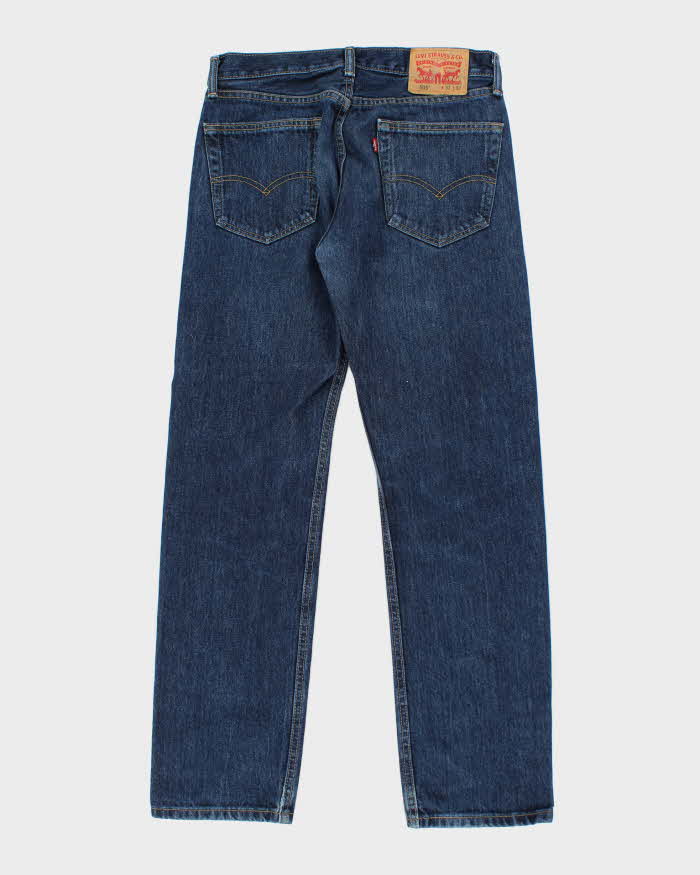 Vintage 90's Levi's 505 Dark Wash Relaxed Fit Jeans - W32 L30