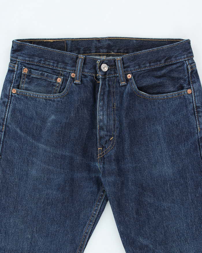Vintage 90's Levi's 505 Dark Wash Relaxed Fit Jeans - W32 L30