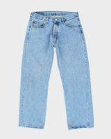 Vintage Levi's 501 Light Wash Straight Leg Jeans- W30 L27