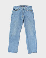 Vintage 90's Levi's 501 Straight Leg Light Wash Jeans - W30 L29