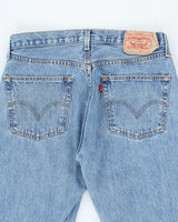 Vintage 90's Levi's 501 Straight Leg Light Wash Jeans - W30 L29