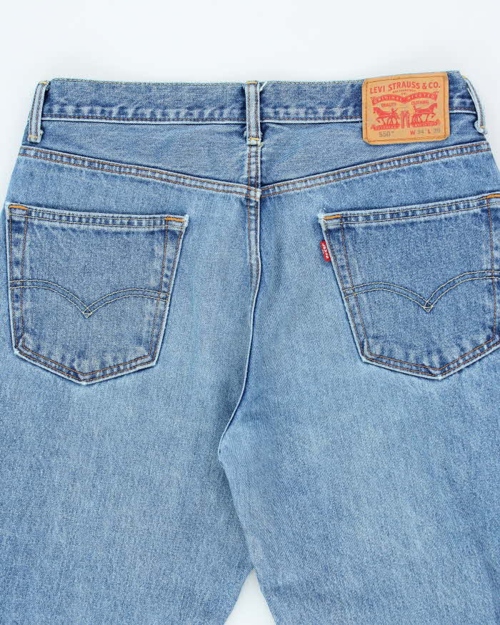 Vintage 90's Levi's 550 Light Wash Relaxed Fit Jeans - W32 L29
