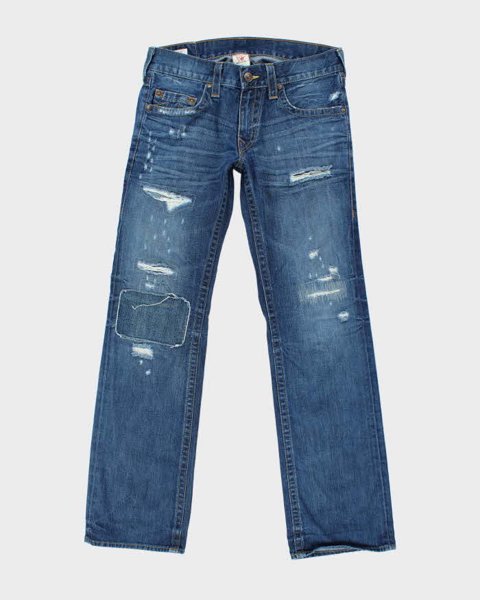 Vintage Y2K True Religion Relaxed Fit Pre-Distressed Jeans - W33 L32