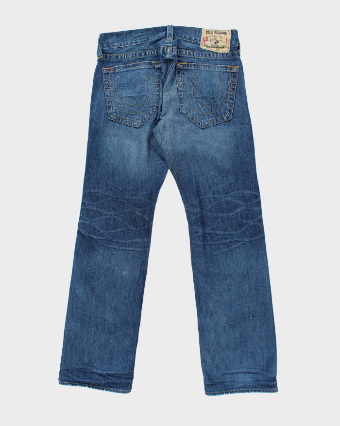 Vintage Y2K True Religion Relaxed Fit Pre-Distressed Jeans - W33 L32