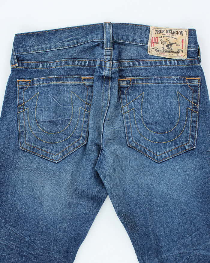 Vintage Y2K True Religion Relaxed Fit Pre-Distressed Jeans - W33 L32