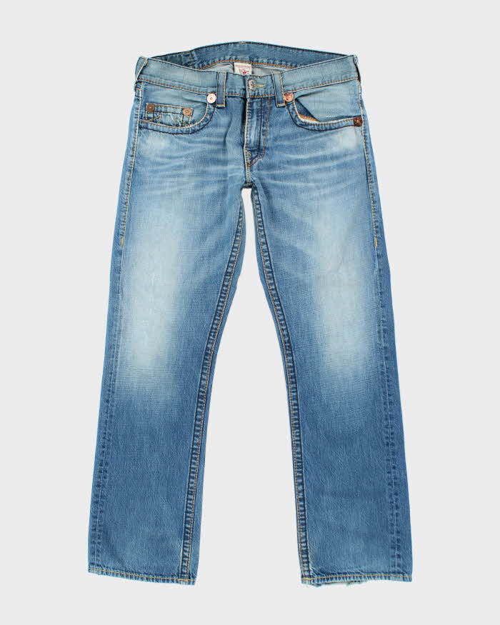 Vintage Y2K True Religion Medium Wash Relaxed Fit Jeans - W34 L31