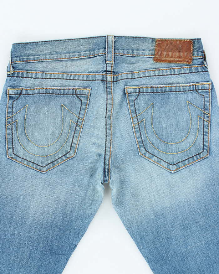 Vintage Y2K True Religion Medium Wash Relaxed Fit Jeans - W34 L31