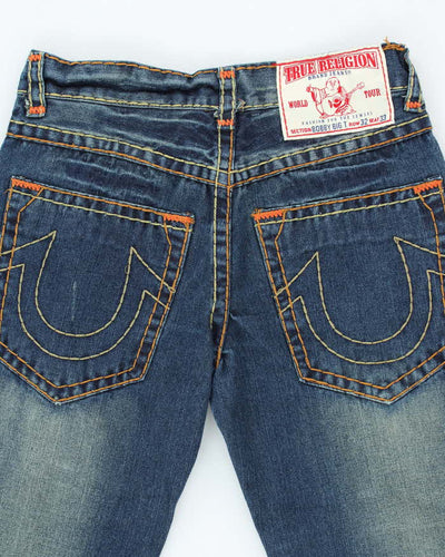 Vintage Y2K True Religion Relaxed Fit Dark Wash Jeans - W32 L31