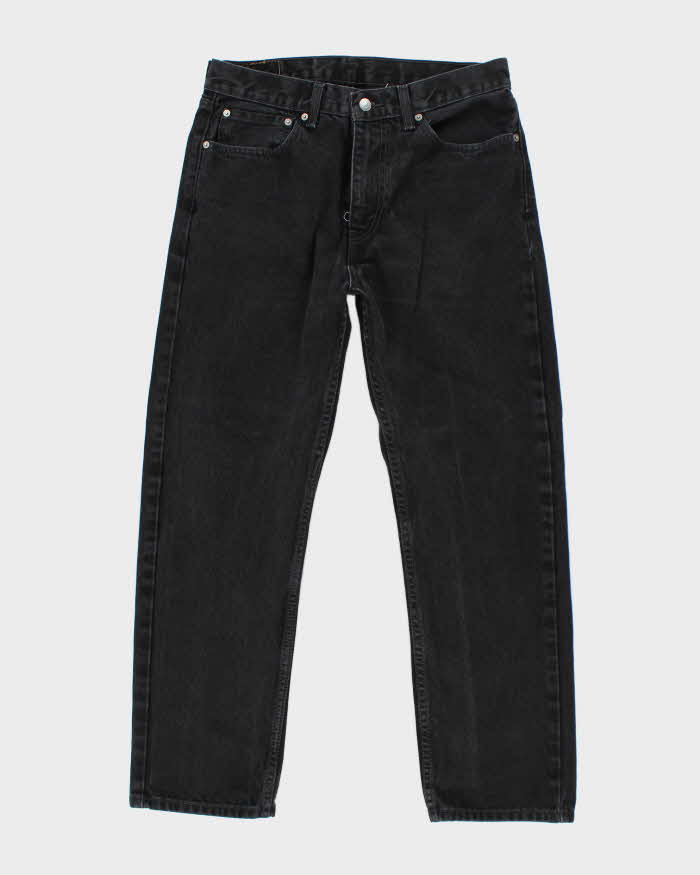 Vintage Levi's 501 Dark Black Wash Straight Fit Jeans - W32 L27