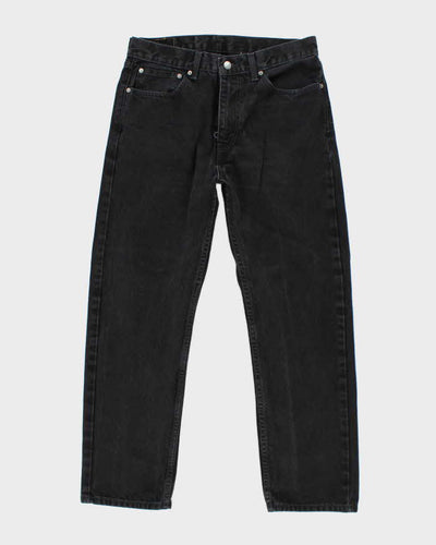 Vintage Levi's 501 Dark Black Wash Straight Fit Jeans - W32 L27