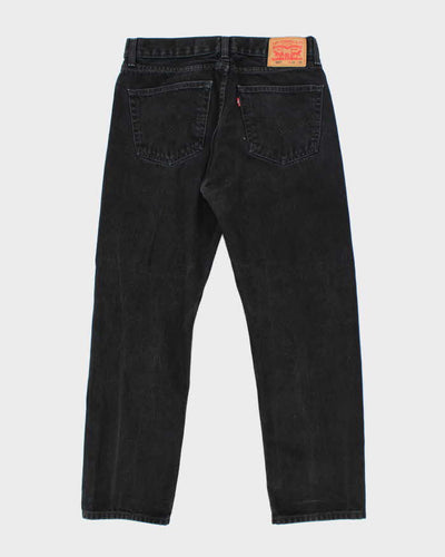 Vintage Levi's 501 Dark Black Wash Straight Fit Jeans - W32 L27