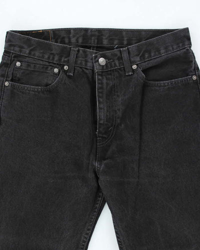Vintage Levi's 501 Dark Black Wash Straight Fit Jeans - W32 L27