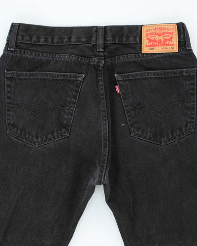 Vintage Levi's 501 Dark Black Wash Straight Fit Jeans - W32 L27
