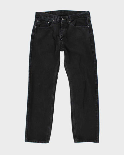 Vintage Levi's 501 Dark Black Wash Straight Fit Jeans - W32 L29