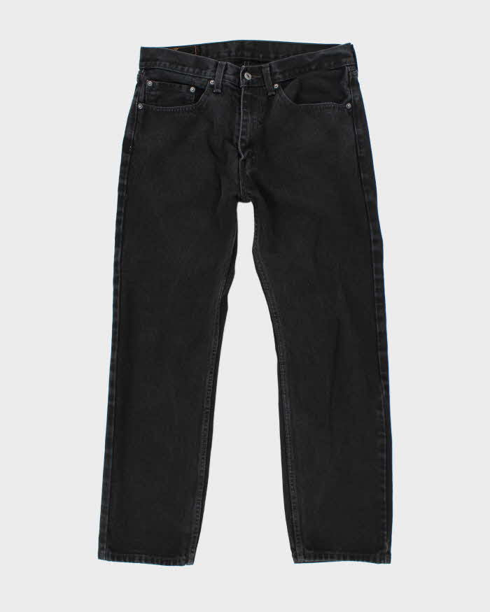 Vintage Levi's 501 Dark Black Wash Straight Fit Jeans - W32 L29
