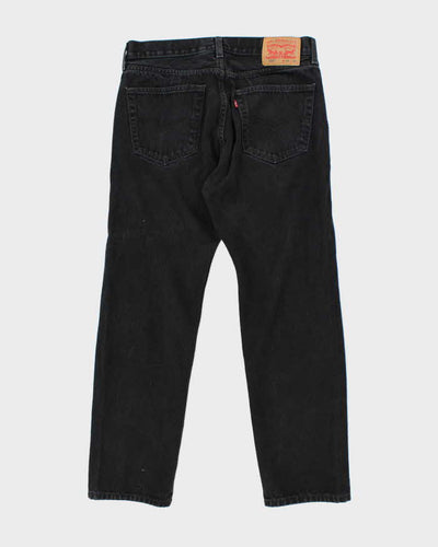 Vintage Levi's 501 Dark Black Wash Straight Fit Jeans - W32 L29
