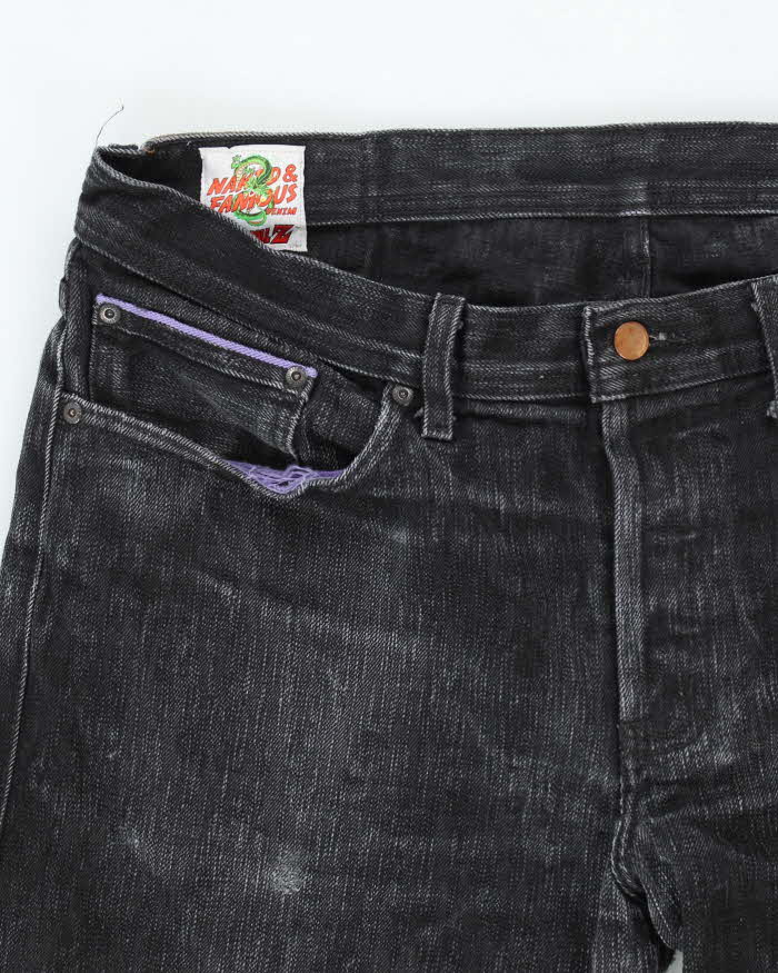 Rare Naked &amp; Famous Dragon Ball Z Selvedge Jeans - W38 L32