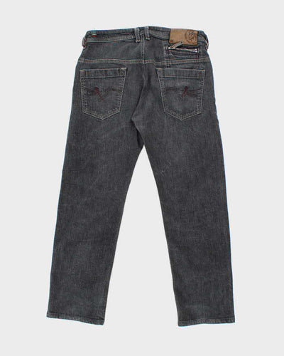 Vintage Y2k 00s Diesel Black Straight Legs Jeans - W34 L29