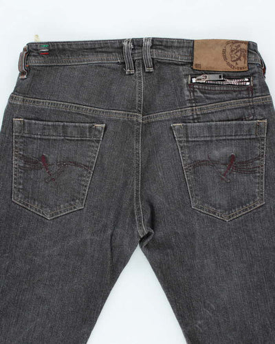 Vintage Y2k 00s Diesel Black Straight Legs Jeans - W34 L29