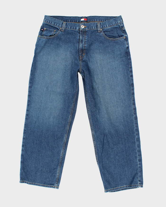 Vintage 90s Tommy Hilfiger Dark Wash Blue Jeans - W38 L30