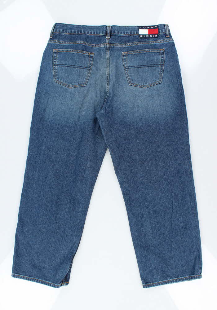Vintage 90s Tommy Hilfiger Dark Wash Blue Jeans - W38 L30