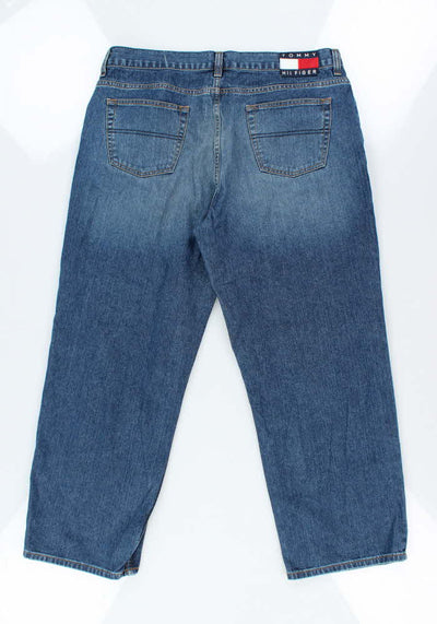 Vintage 90s Tommy Hilfiger Dark Wash Blue Jeans - W38 L30