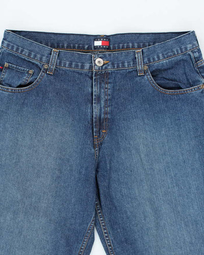 Vintage 90s Tommy Hilfiger Dark Wash Blue Jeans - W38 L30