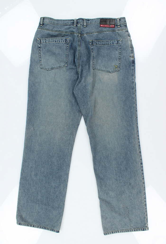 Y2k 00s Oakley Grainy Medium Wash Jeans - W40 L34