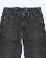 Vintage 90s Bailey's Wild Ass Double Knee Carpenter Jeans - W34 L33