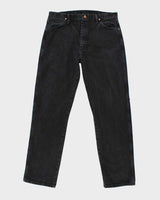 Vintage 90's Wrangler Faded Black Straight Leg Jeans - W34 L32
