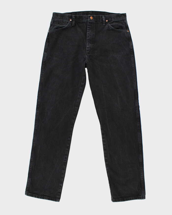 Vintage 90's Wrangler Faded Black Straight Leg Jeans - W34 L32