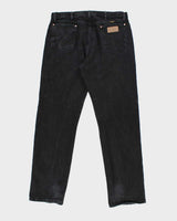 Vintage 90's Wrangler Faded Black Straight Leg Jeans - W34 L32