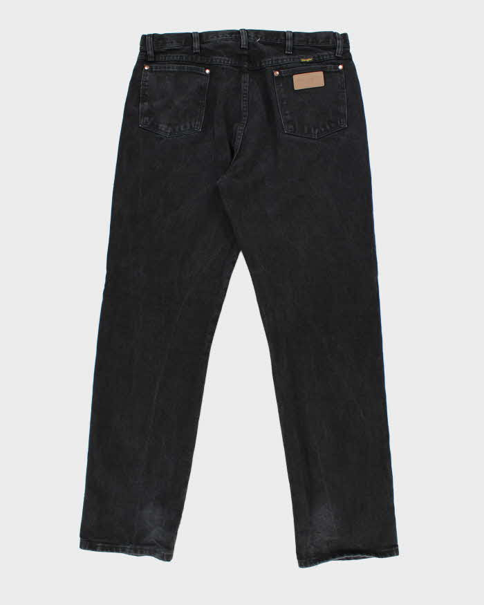 Vintage 90's Wrangler Faded Black Straight Leg Jeans - W34 L32
