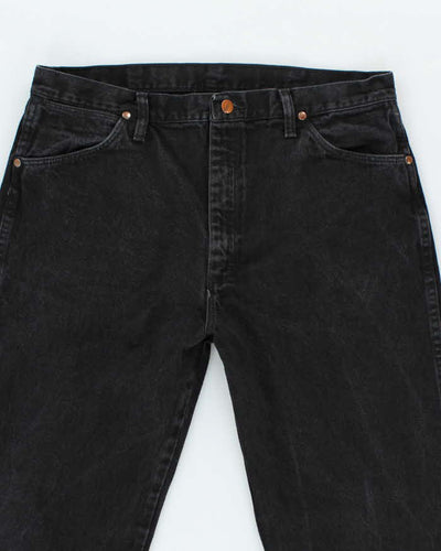Vintage 90's Wrangler Faded Black Straight Leg Jeans - W34 L32