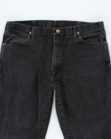 Vintage 90's Wrangler Faded Black Straight Leg Jeans - W34 L26