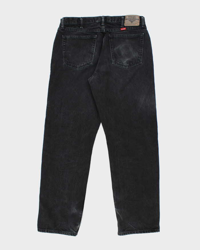 Vintage 90's Wrangler Faded Black Straight Leg Jeans - W32 L30