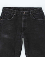 Vintage 90's Wrangler Faded Black Straight Leg Jeans - W32 L30