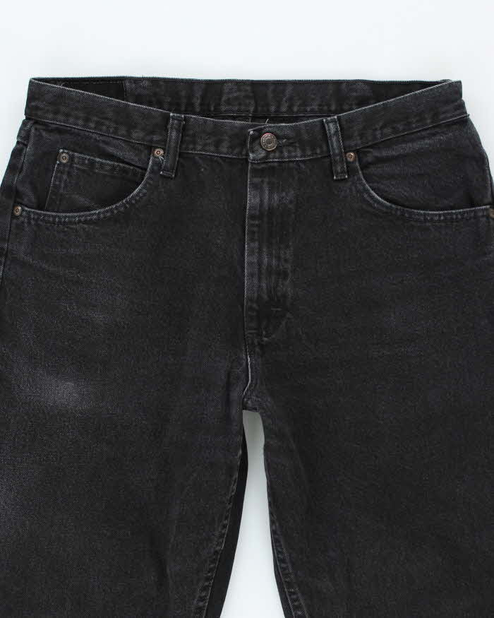 Vintage 90's Wrangler Faded Black Straight Leg Jeans - W32 L30