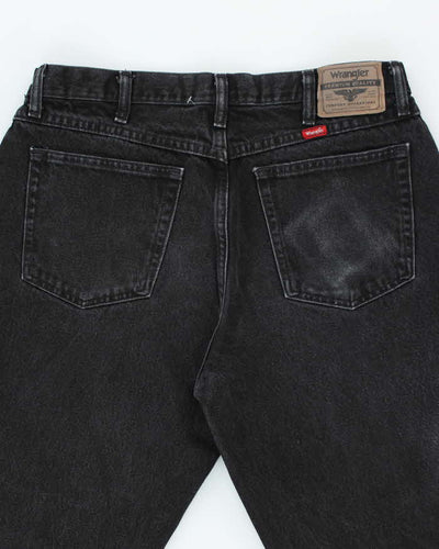 Vintage 90's Wrangler Faded Black Straight Leg Jeans - W32 L30