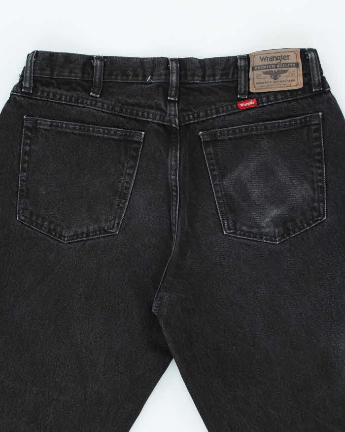 Vintage 90's Wrangler Faded Black Straight Leg Jeans - W32 L30