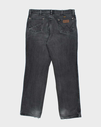 Vintage 90's Wrangler Faded Black Slim Jeans - W36 L31