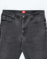 Vintage 90's Wrangler Faded Black Slim Jeans - W36 L31