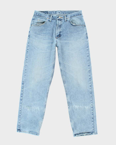 Vintage 90's Wrangler Faded Light Wash Straight Leg Jeans - W30 L29