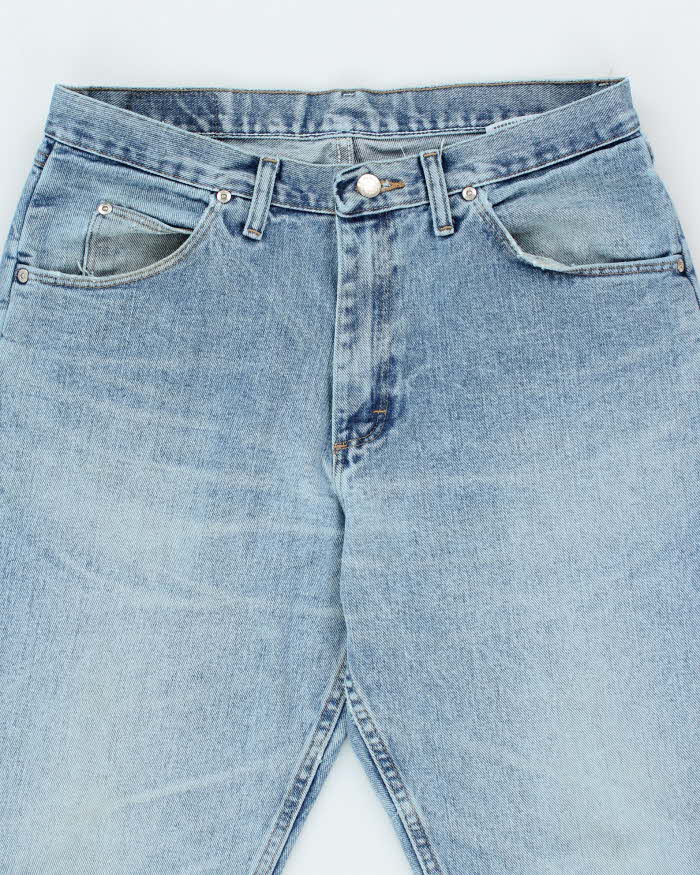 Vintage 90's Wrangler Faded Light Wash Straight Leg Jeans - W30 L29