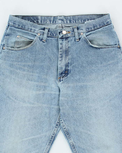 Vintage 90's Wrangler Faded Light Wash Straight Leg Jeans - W30 L29