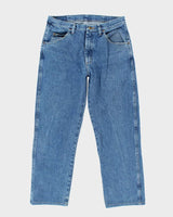 Vintage 90's Wrangler Faded Medium Wash Straight Leg Jeans - W30 L27