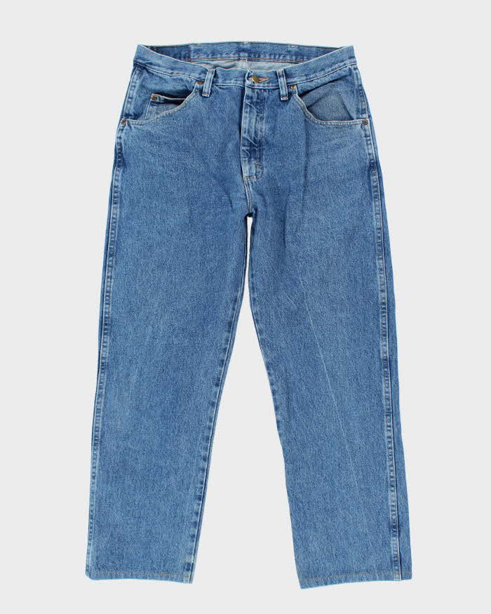 Vintage 90's Wrangler Faded Medium Wash Straight Leg Jeans - W30 L27