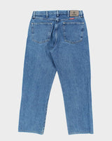 Vintage 90's Wrangler Faded Medium Wash Straight Leg Jeans - W30 L27