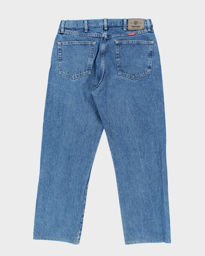 Vintage 90's Wrangler Faded Medium Wash Straight Leg Jeans - W30 L27